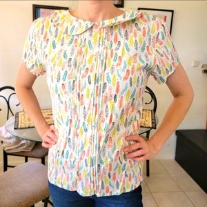 Modcloth Feather Top Small XS